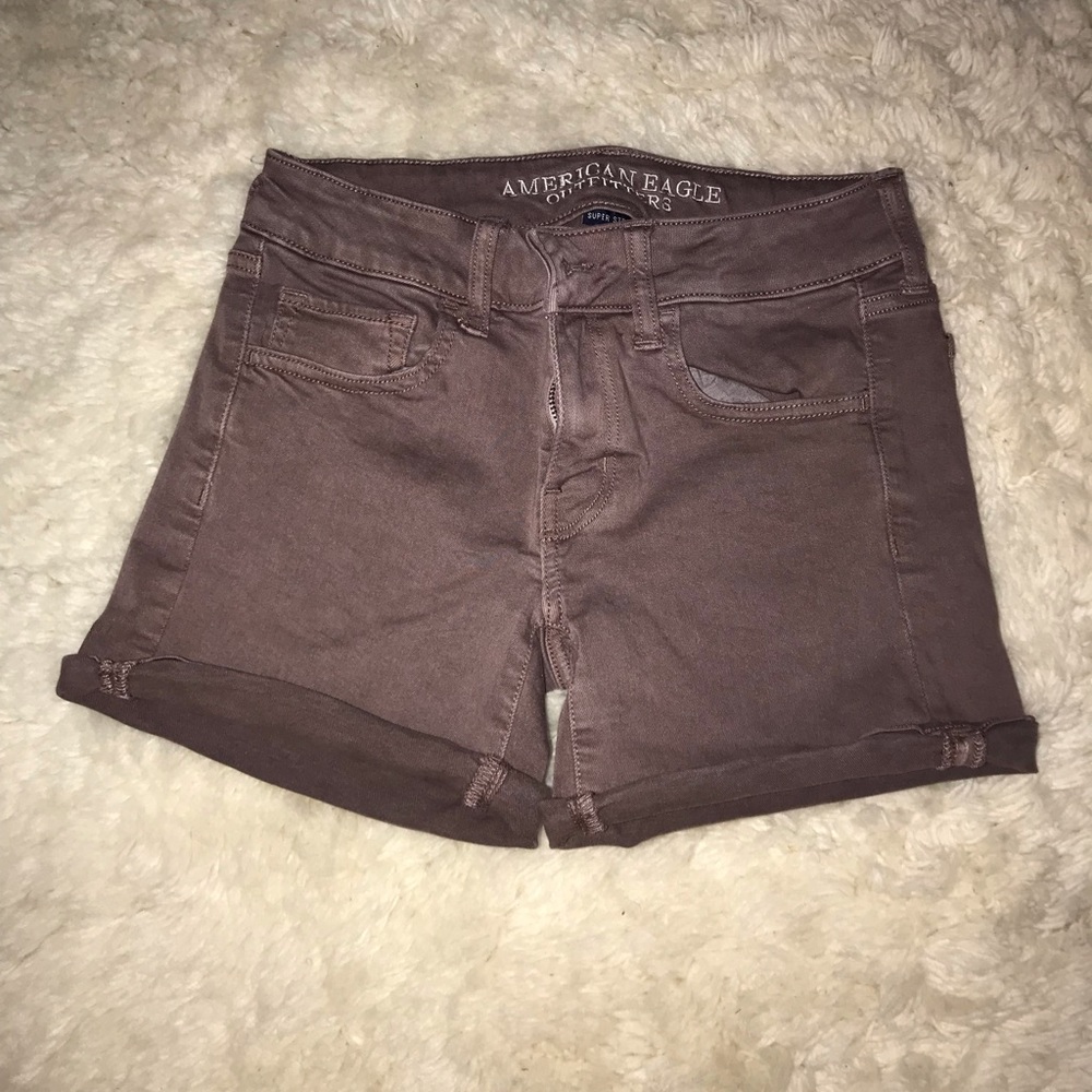 AE mid-rise shorts